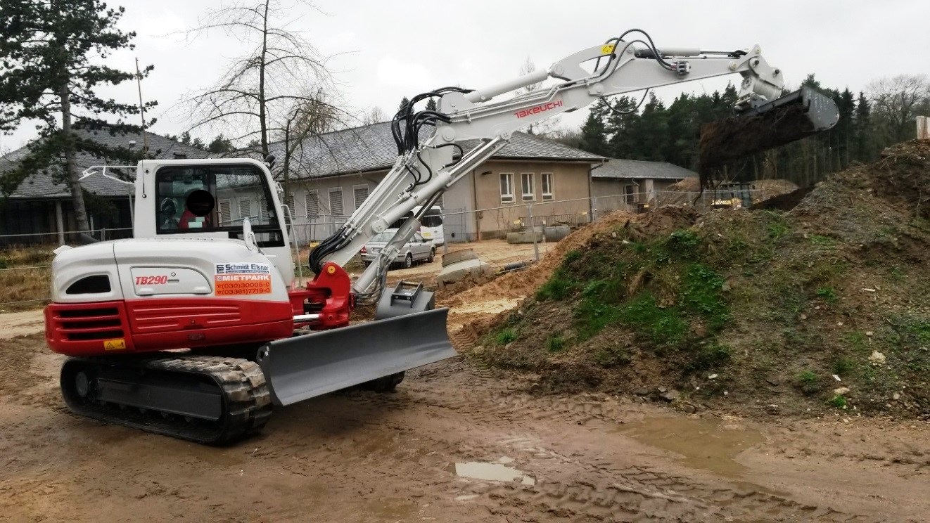 Kompaktbagger Takeuchi TB 290 mit DPF mieten