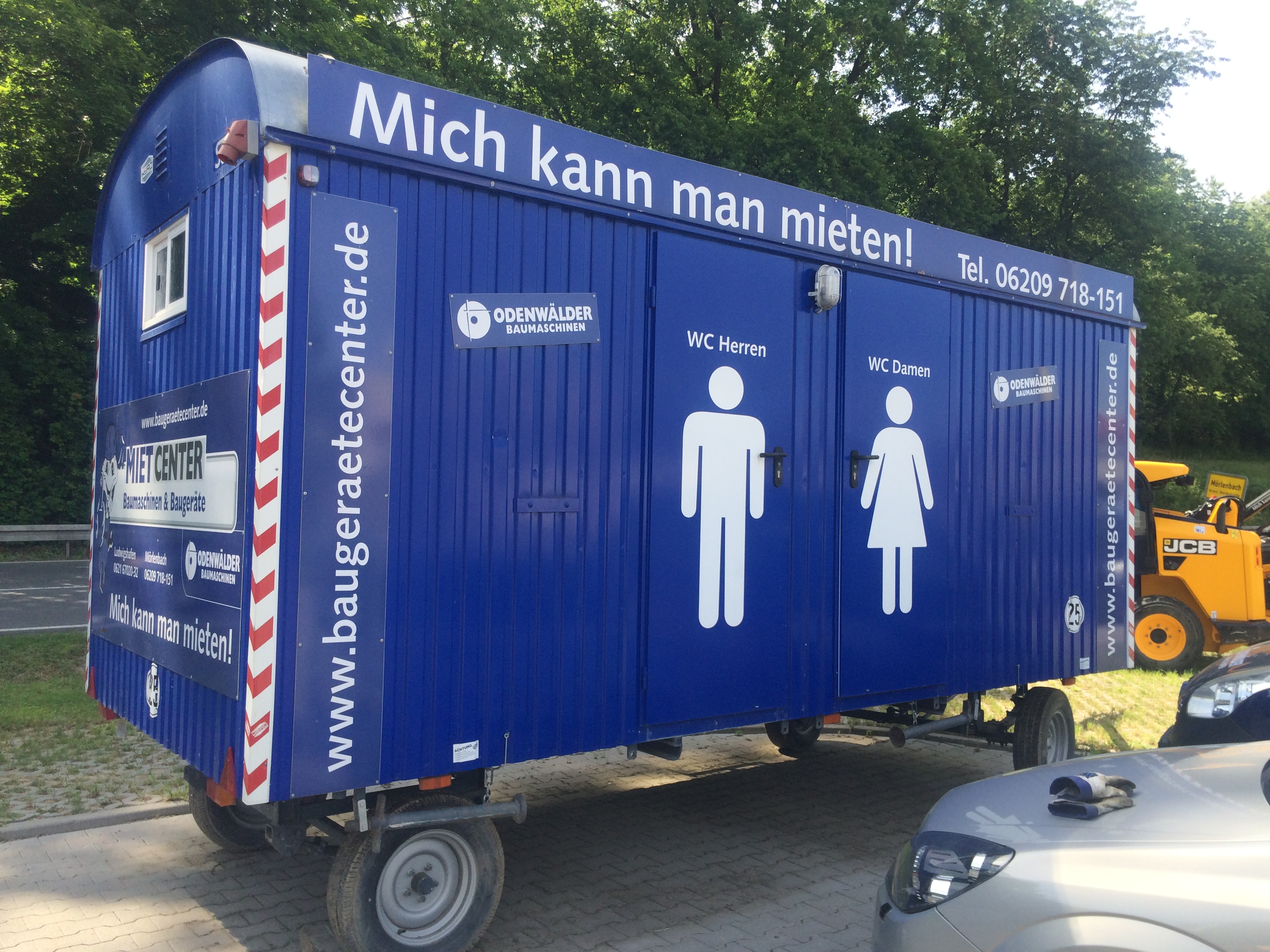 Weiro Toilettenwagen mieten