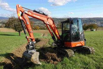 Kubota U 56-5 mit Powertilt Lörrach