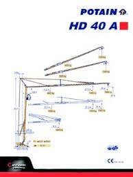 Mietkran Potain HD 40 A mieten