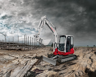 Takeuchi TB260 Minibagger mit Powertilt und Taklock 