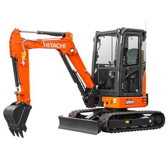 Hitachi ZX 26 U-6 Minibagger Holp - ROTOTOP RT031 mieten