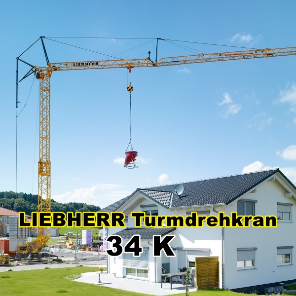 LIEBHERR 34K Turmdrehkran mieten