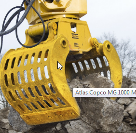 EPIROC MG 1500 Sortiergreifer mieten