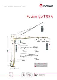 Baukran Potain IGO T 85 A mieten