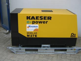 Elektro-Kompressor Kaeser M 27-E  Baukompressor 