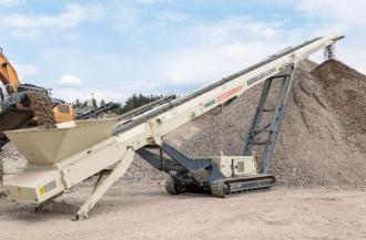 raupenmobiles Haldenförderband Metso CT24 