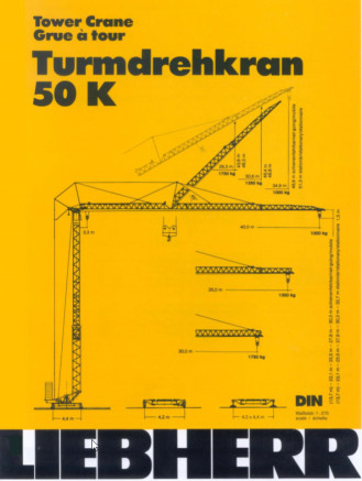 Liebherr 50 K Turmdrehkran Kaufbeuren