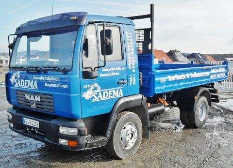 LKW Kipper 7.5to MAN L2000 / 220PS mieten in Warburg