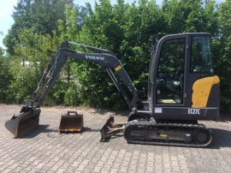 Minibagger Volvo EC 27C mit SW MS03 Eisenach