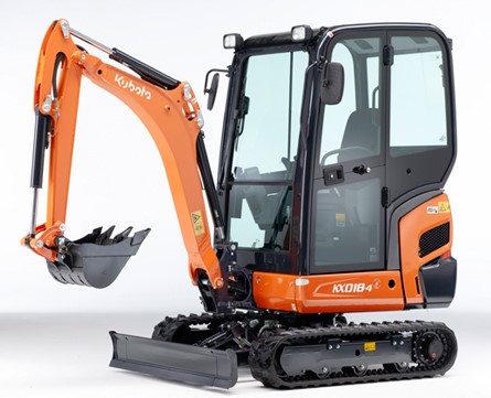 Kubota Minibagger KX 018 / KX18 mieten