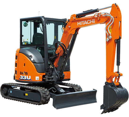 Hitachi ZX 33 U-3 Minibagger mieten