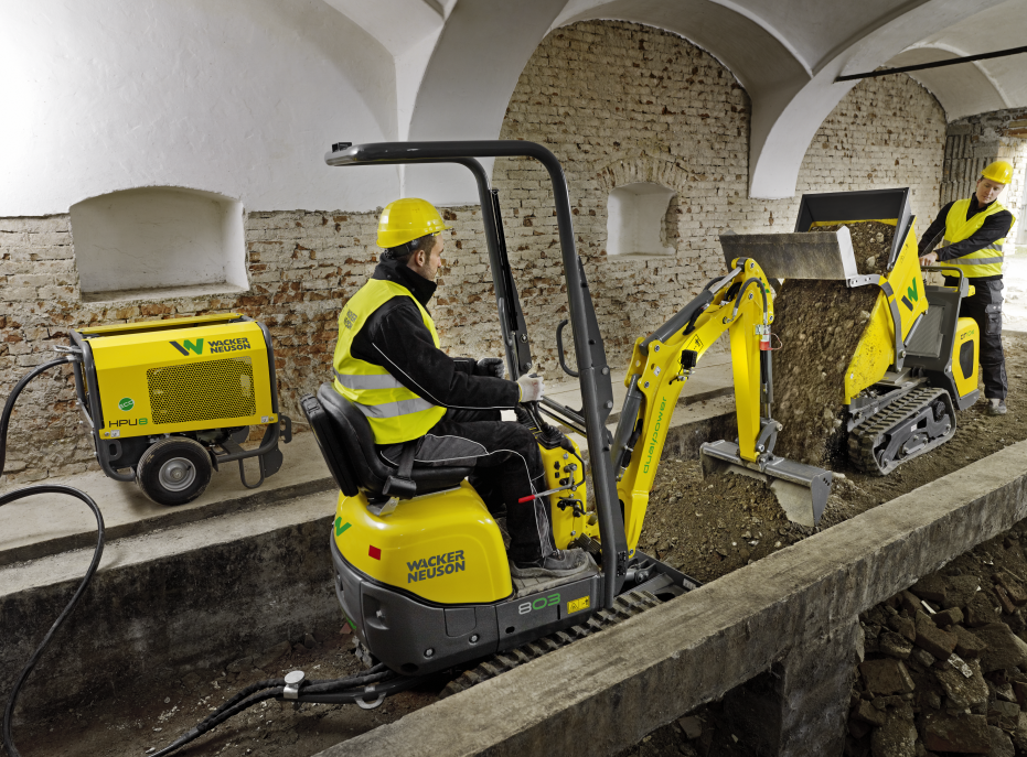 Elektro Kettendumper DT10e Wacker Neuson mieten