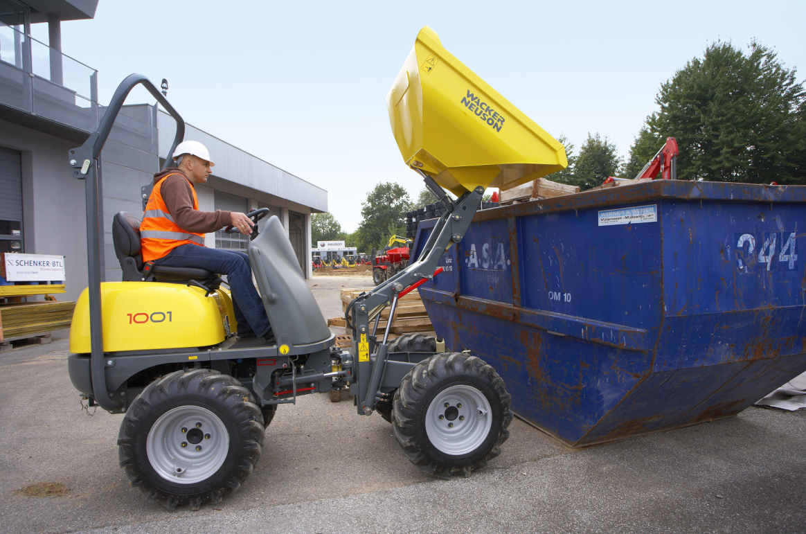 Raddumper Wacker Neuson 1001 mieten