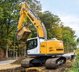 Liebherr R 936 Compact Freiberg Sachsen