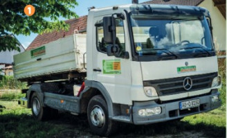 LKW 7,5 tonnen mieten Dreiseitenkipper Mercedes-Benz Altötting